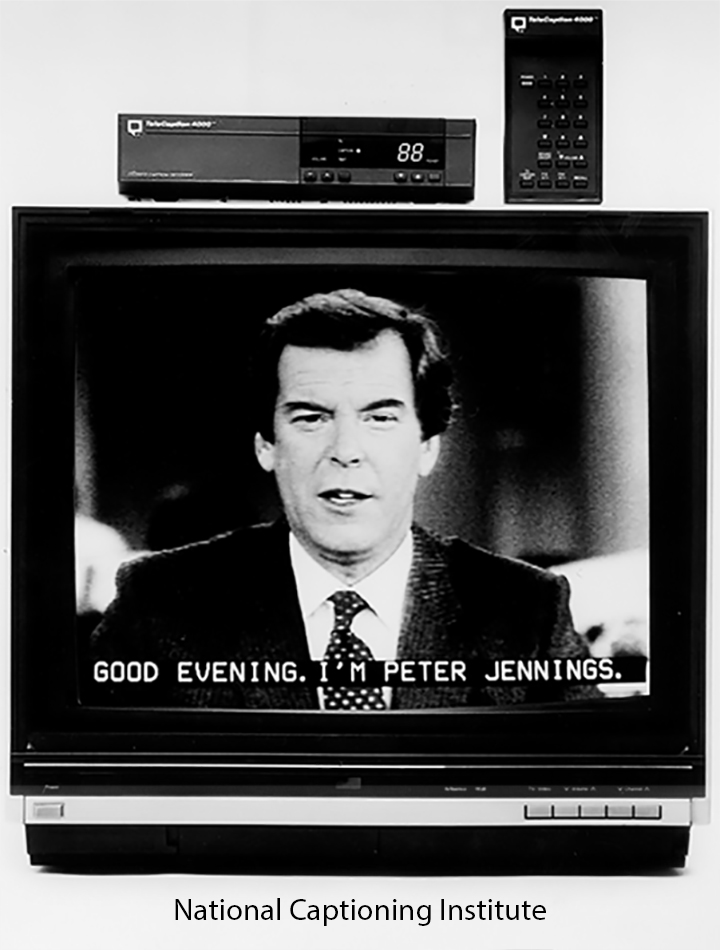 The "Chip Bill", Closed Captioning, and what they did for the Deaf